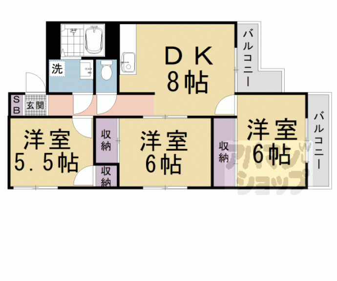 【グランパール】間取