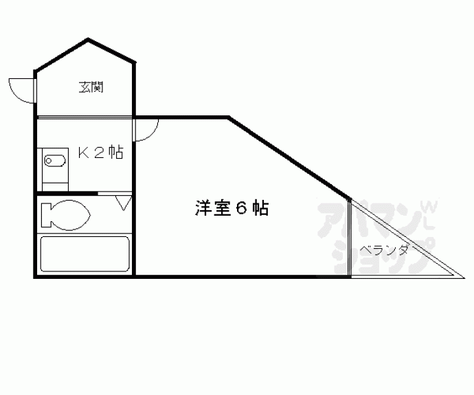 【ルミエール東代】間取