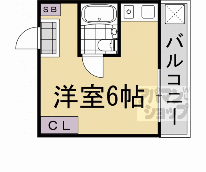 【カーサデルソーレ21】間取