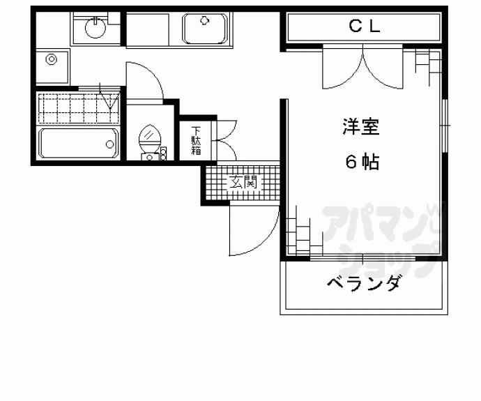 【カーサ抜山】間取