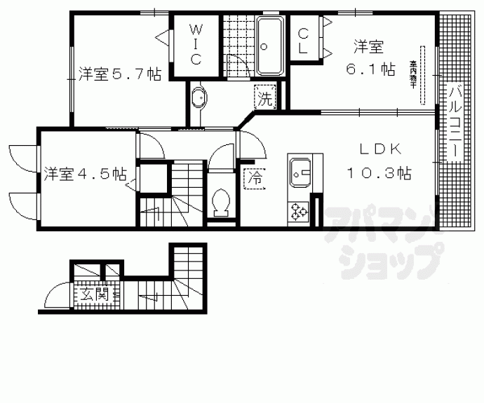 【サン円山】間取