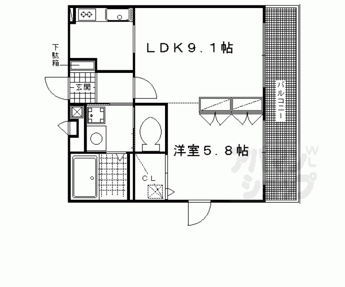 【シャーメゾンウエダ】間取