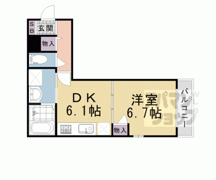 【ＦＯＲＴＵＮＥ　ＬＩＦＥ　Ｓ】間取