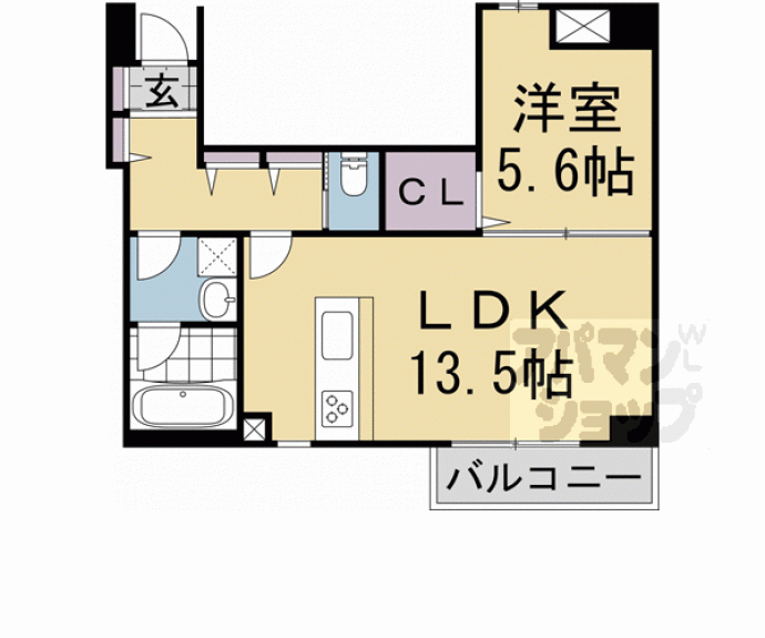 【ティーグルブラン桂】間取