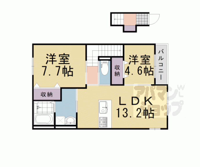【ルーヴル西法寺】間取