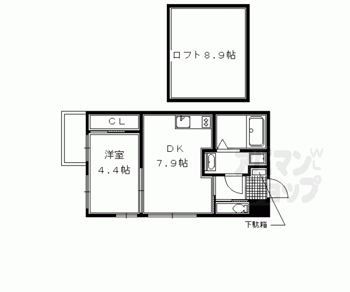 【グランベール桂７番館】間取