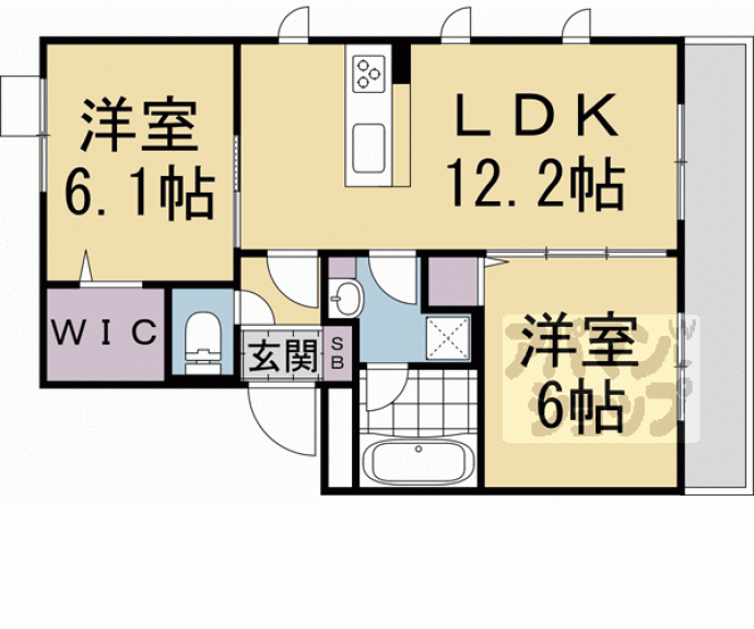 【ラ・シャンド・フルール】間取