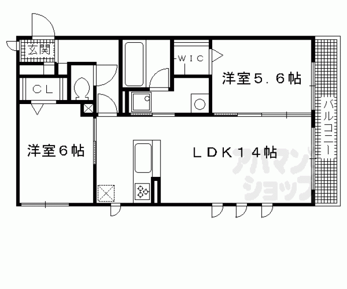 【マルベリー瓜生】間取