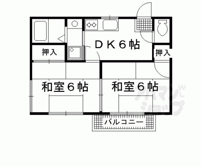 【洛西ハイツ】間取