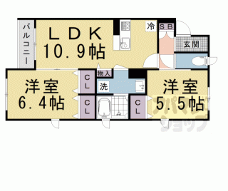 【シャーメゾン　ボン　クロワール　Ａ館】