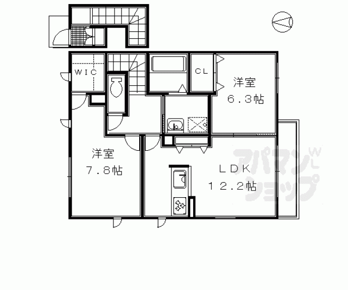 【シャーメゾン下植野】間取
