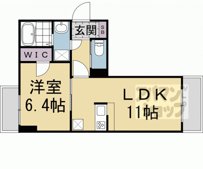 【神楽コート上桂】間取