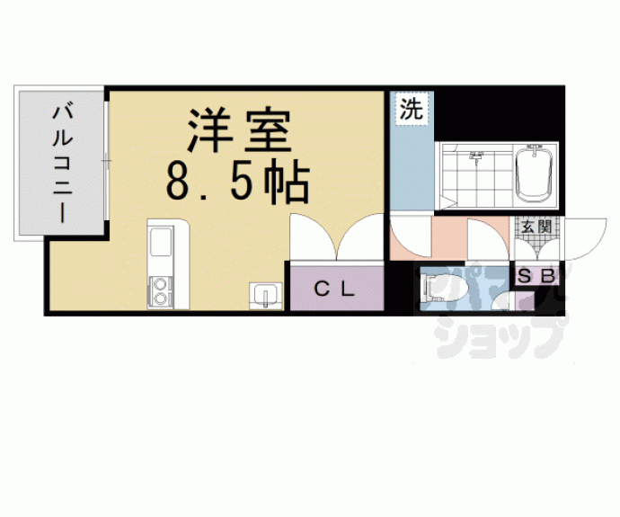 【レオネクスト西山天王山】間取