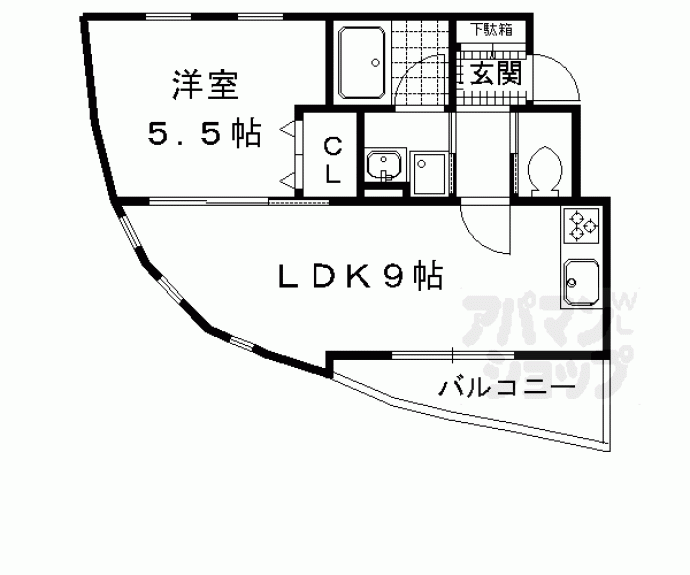 【ルミエール・ウエスト】間取