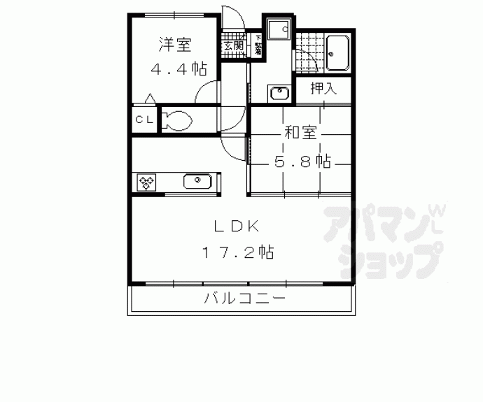 【ルミエール・ウエスト】間取