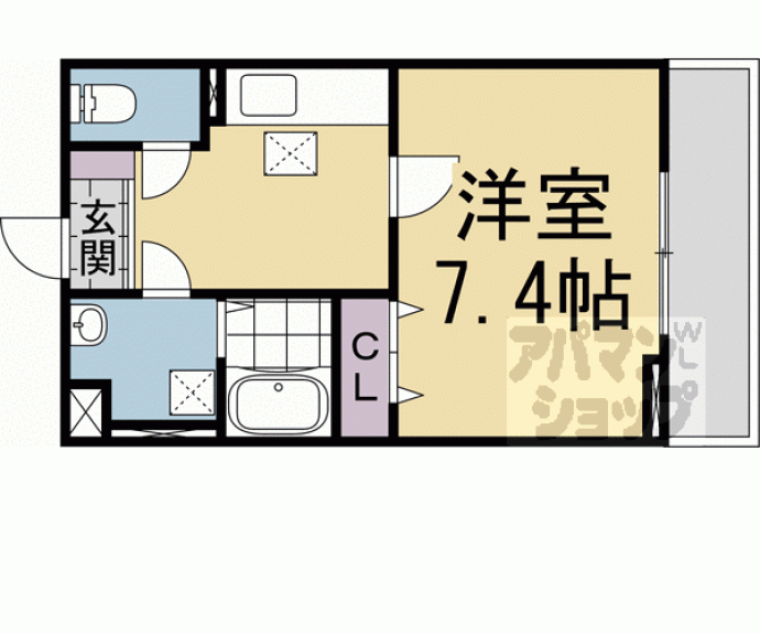 【ティープラント朝日】間取