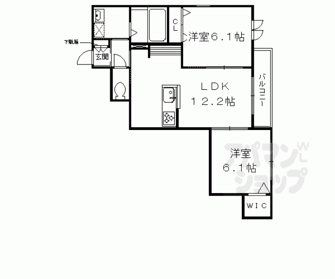 【ヘーベルメゾン閑遊】間取