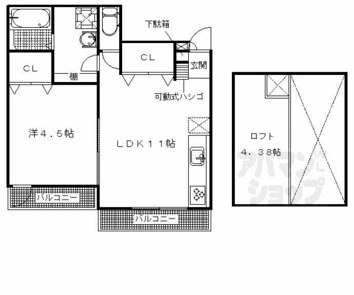 【ＦＩＴＳ友岡】間取