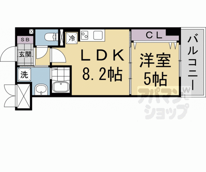 【グランパシフィック東向日】間取