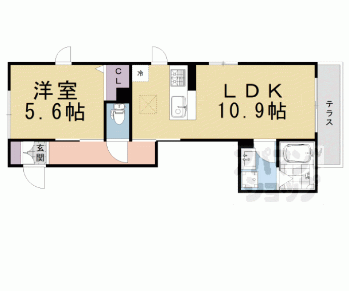【フェリシード花水木Ⅱ】間取
