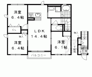 【シャーメゾン北畠Ｂ】