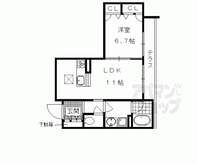 【リラフォート向日】間取