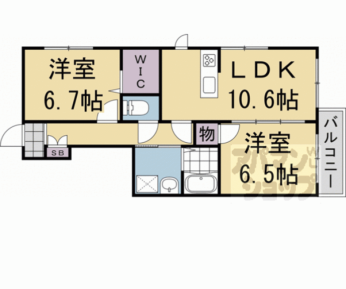 【べレオ桂】間取