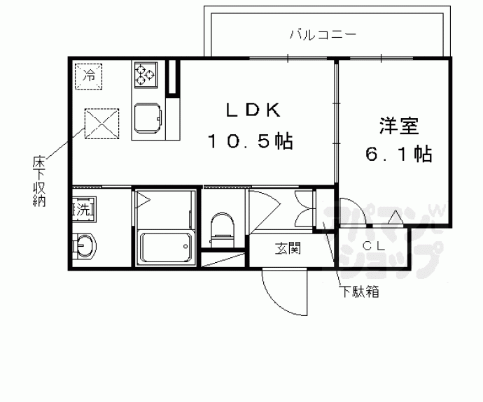 【べレオ桂】間取