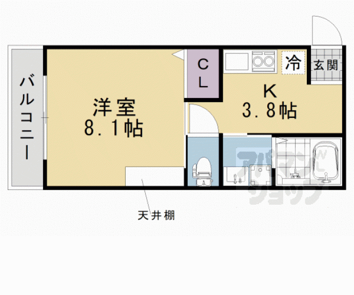 【ＭＥＳＡ　ＶＥＲＤＥ　桂】間取