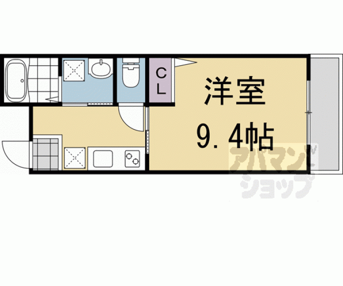 【ＭＥＳＡ　ＶＥＲＤＥ　桂】間取