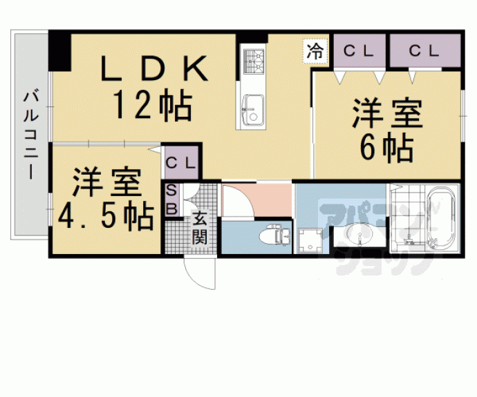 【グリチネ】間取