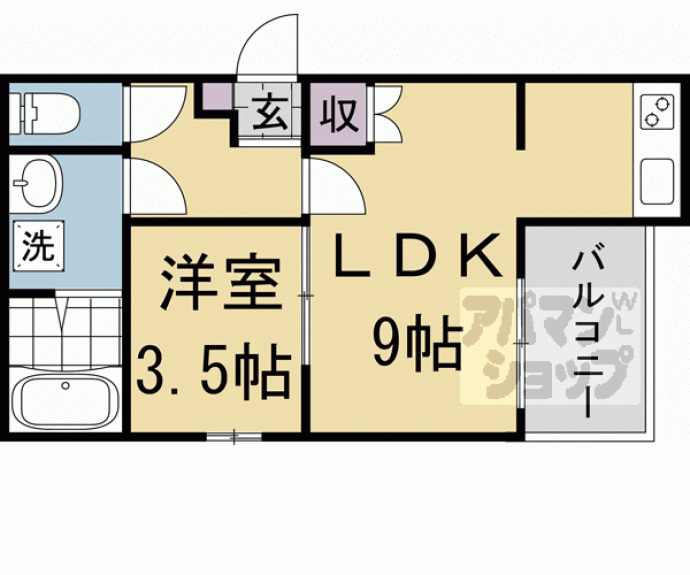 【ディアコート桂】間取