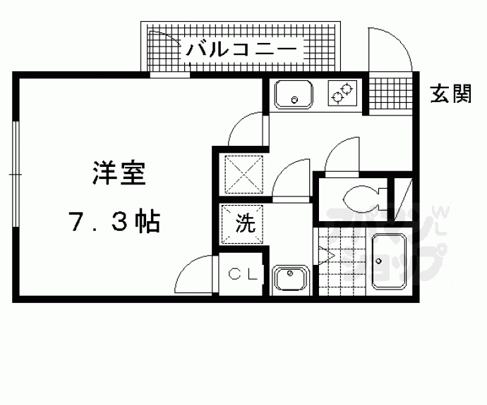 【グランポレール長岡京】間取