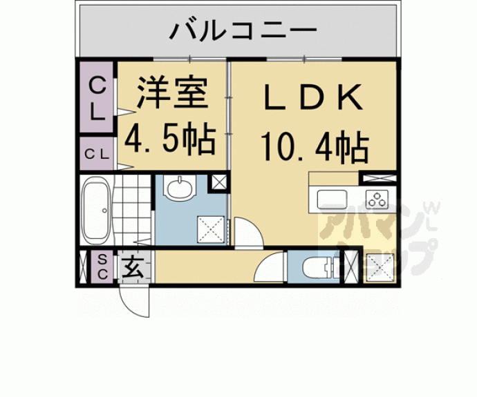 【ラ　カーザセレーナ】間取