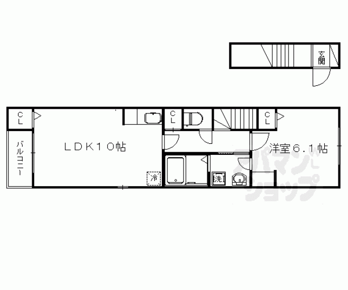 【Villa 朱雀】間取