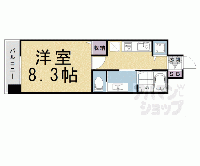 【ＣＡＳＡ　ＶＥＲＤＥ高辻】間取