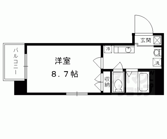 【ＣＡＳＡ　ＶＥＲＤＥ高辻】間取