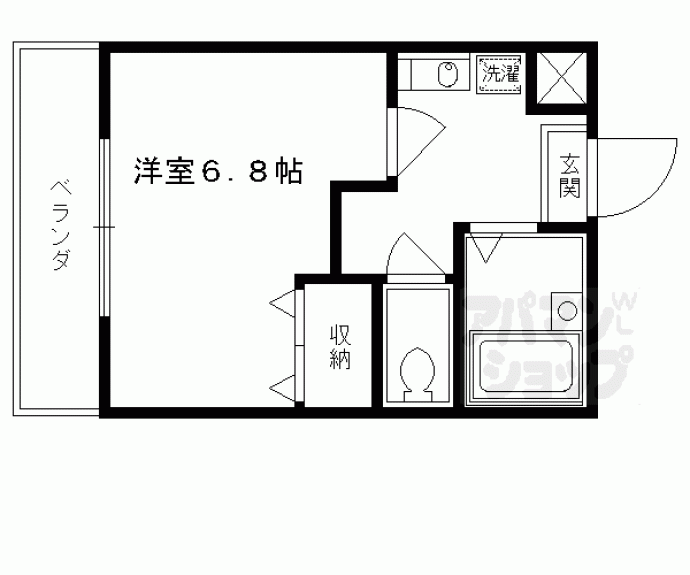 【エクシード梅小路】間取