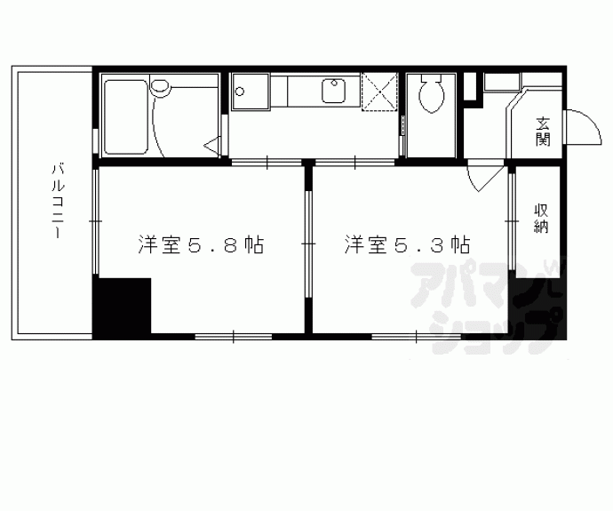 【Ｋｕｓｈｉｇｅ　Ｇｏｊｏ】間取