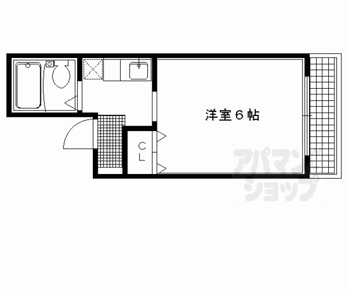 【北野ハイツ】間取