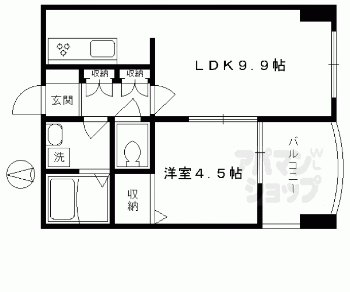 【ライフプラザ烏丸御池】間取