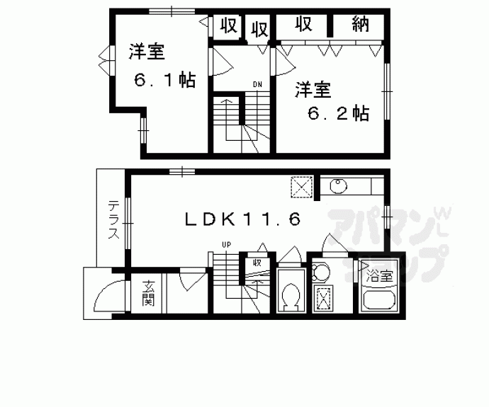 【グレートハイツ】間取