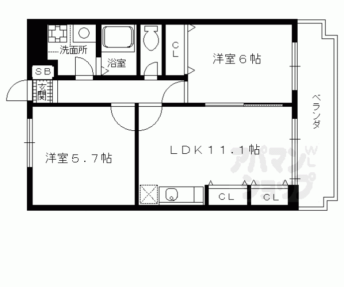 【マチエール大宮】間取