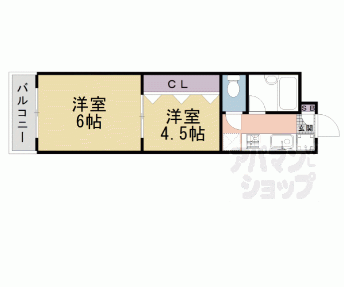 【エレガンス東寺】間取