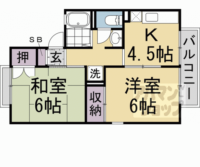 【セジュールＤＥＮ】間取