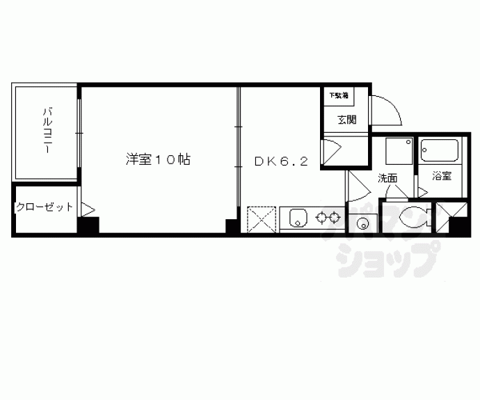 【ブルック御池】間取