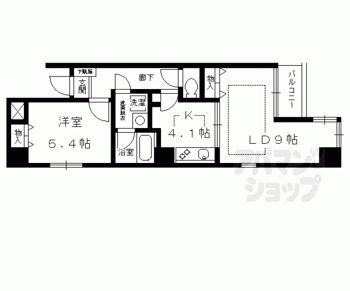 【ＣＡＬＭ三条通り】間取