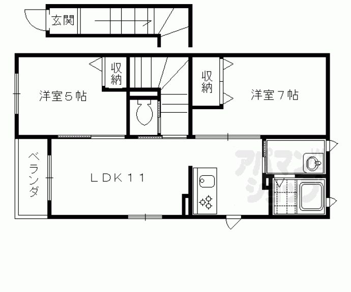 【オヴェスト　アロッジオ】間取