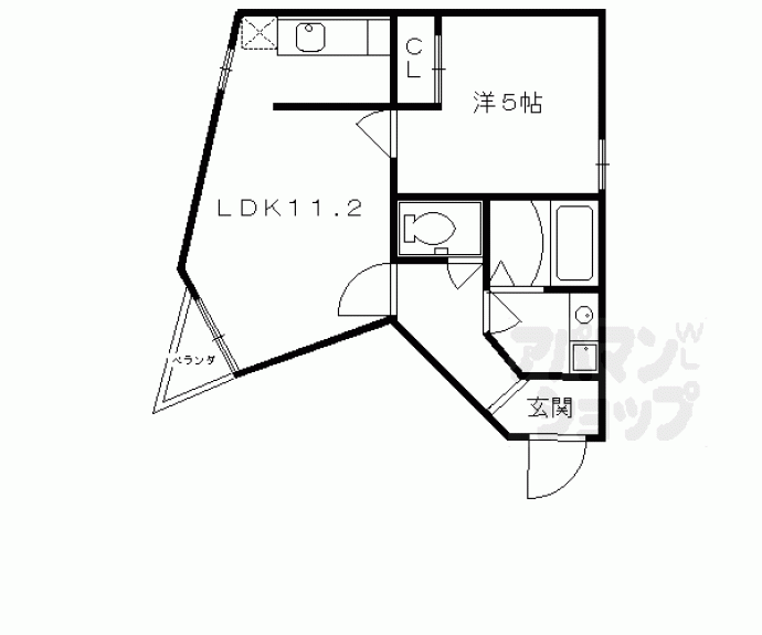 【ＰＡＲＫ　ＨＩＬＬＳ　ＯＹＡＫＥ】間取