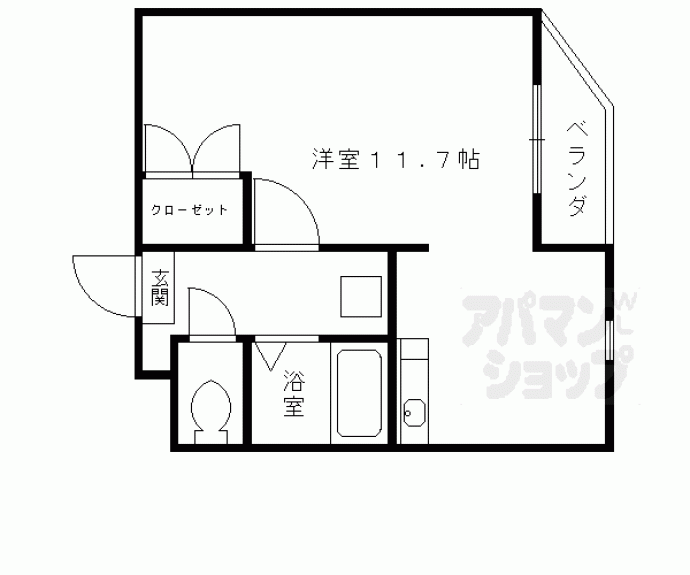 【AdessoPozzo烏丸六条】間取